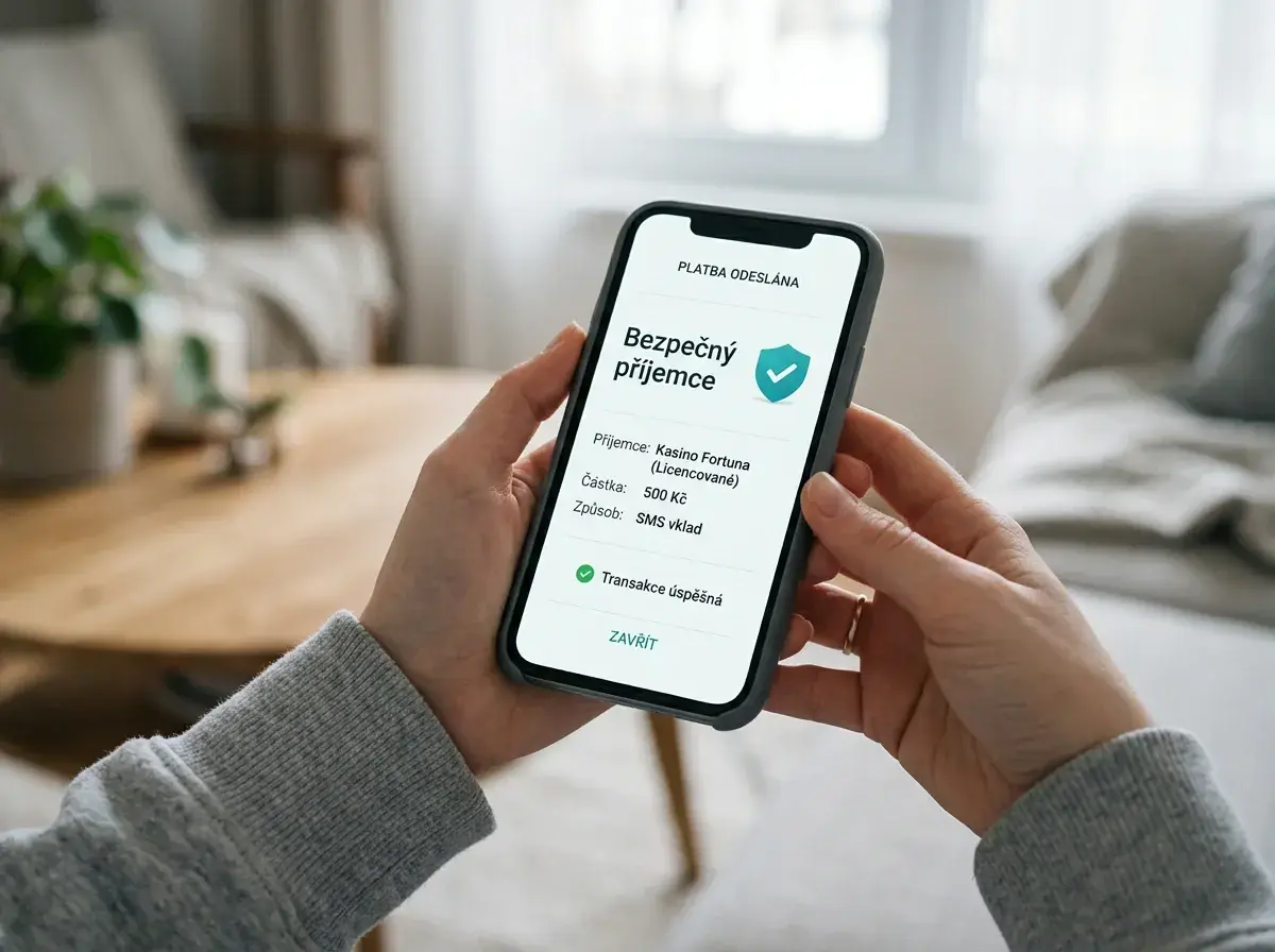 Bezpečnost SMS vkladu závisí na příjemci, tedy na licencovaném online casinu