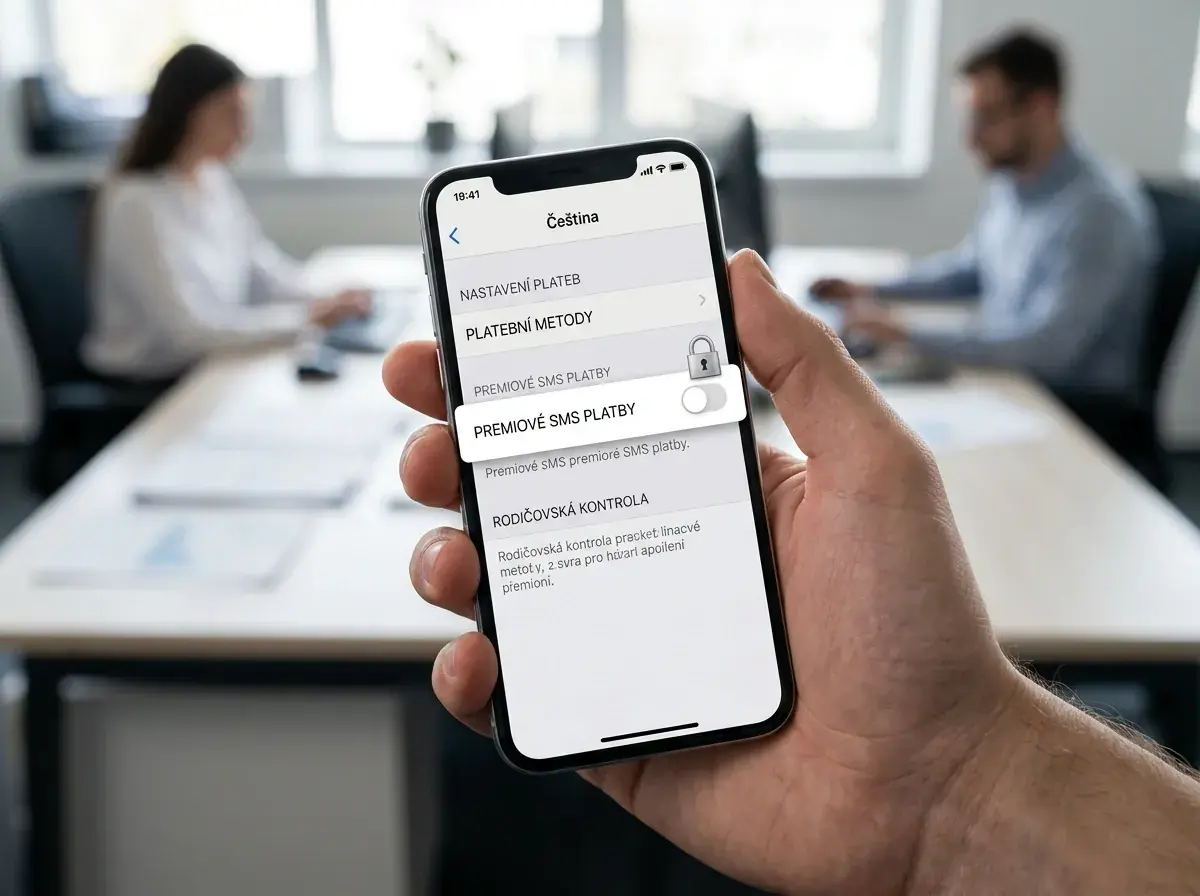 Blokace premium plateb na straně operátora bránící SMS vkladu
