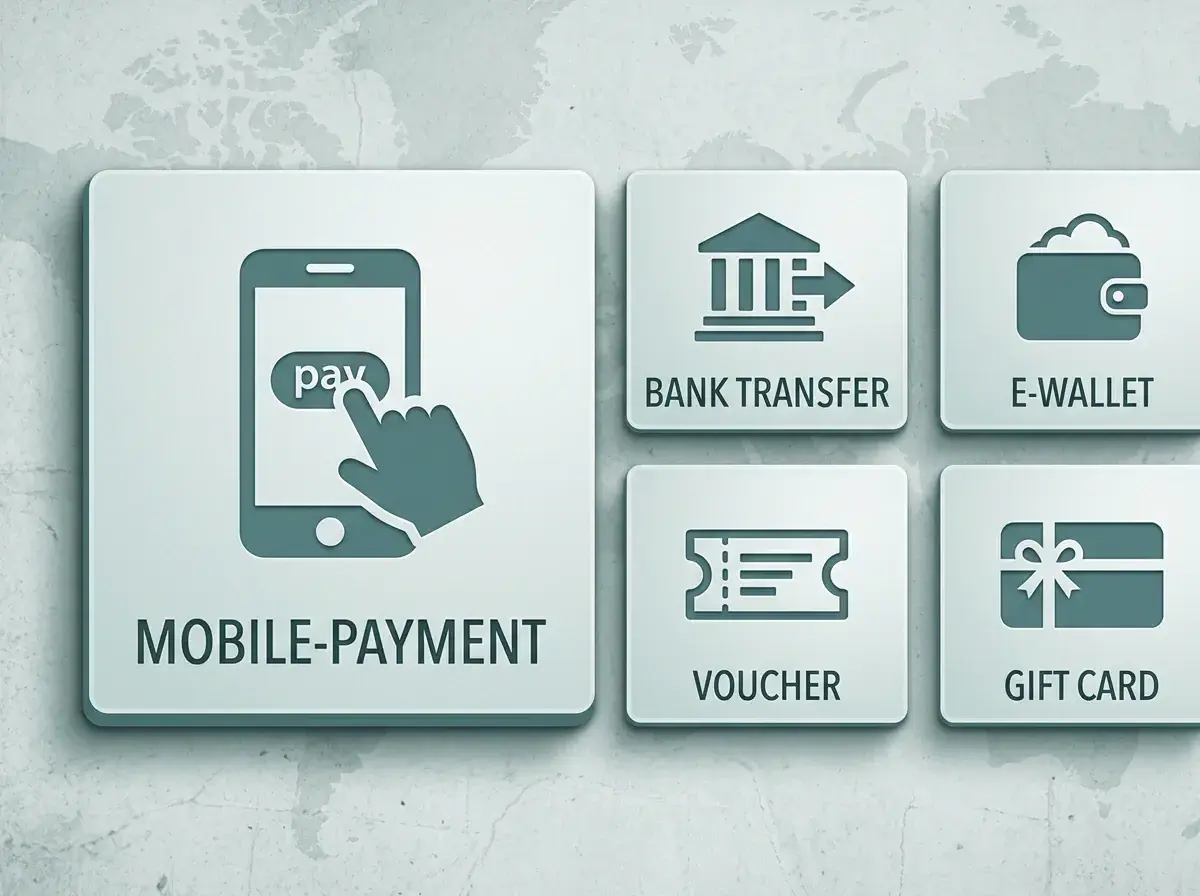 Alternativy mobilního vkladu u Grandwinu jako karta a bankovní převod