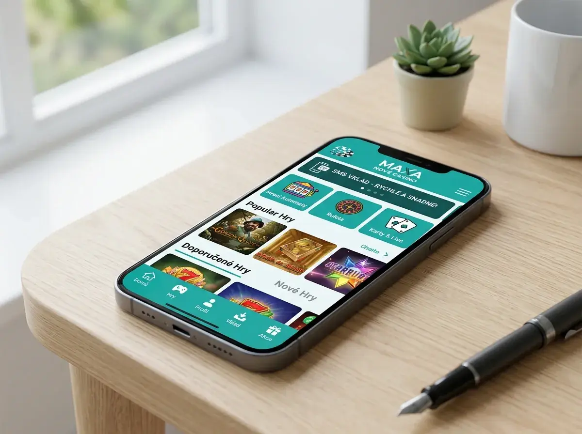 Nové casino Maxa s přímým SMS vkladem otevřené na mobilu