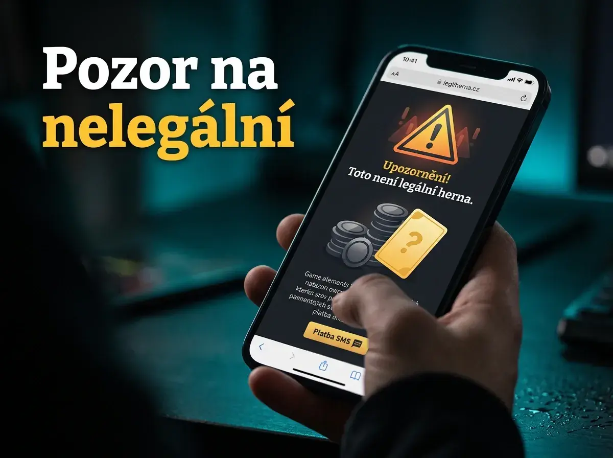 Nelegální casino a chybějící možnost mobilního vkladu jako varovný signál na telefonu