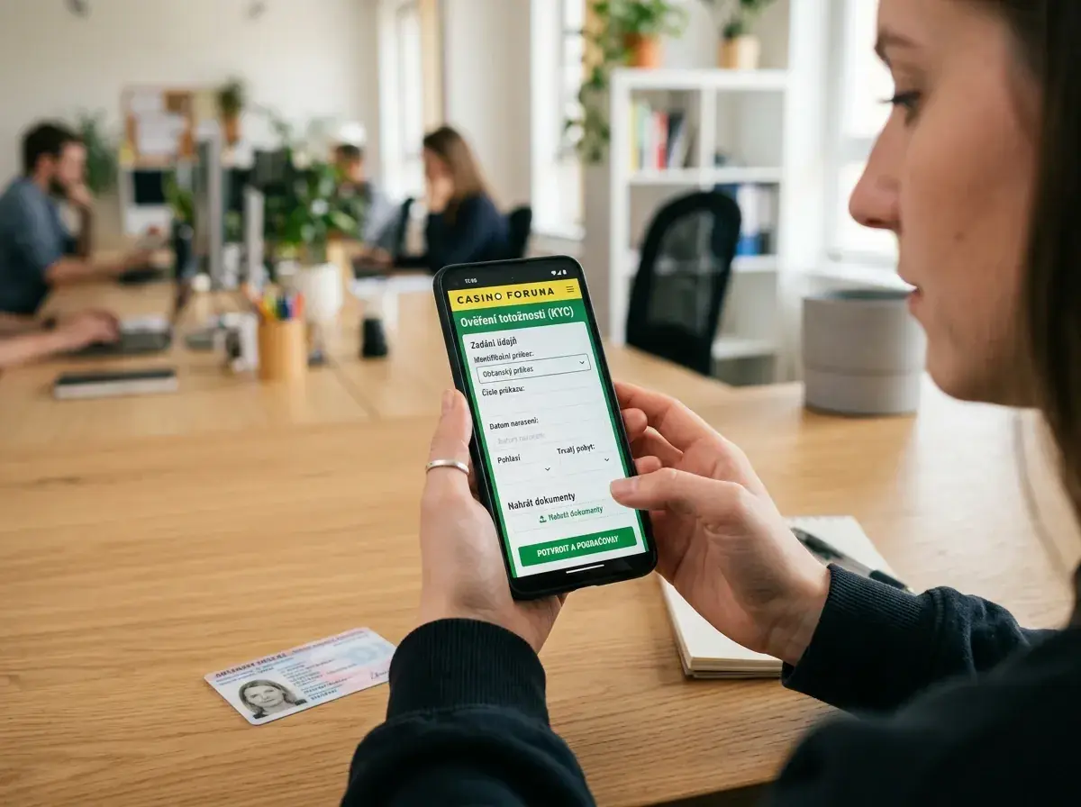 Ověření totožnosti při registraci u licencovaného casina místo prostředníka