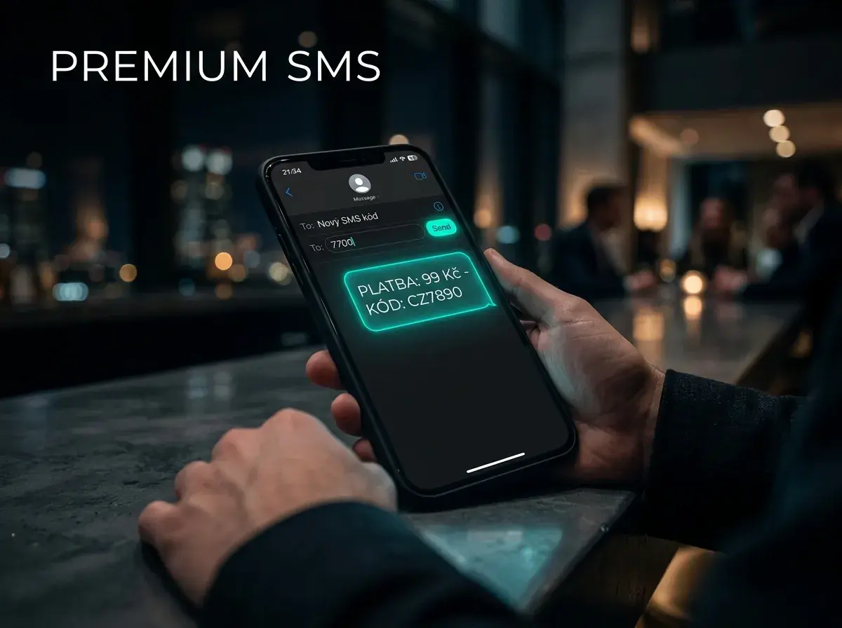 Princip premium SMS a zpoplatněné zprávy pro vklad do casina na telefonu