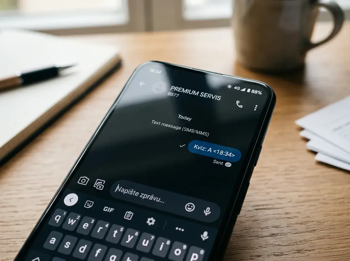 Premium SMS jako zpoplatněná zpráva pro platbu za službu