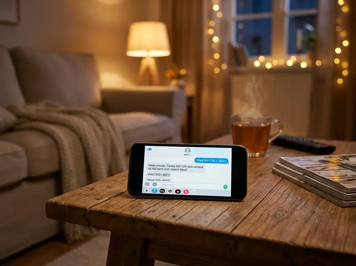Rychlý vklad do online casina jedinou přímou SMS na číslo 90211