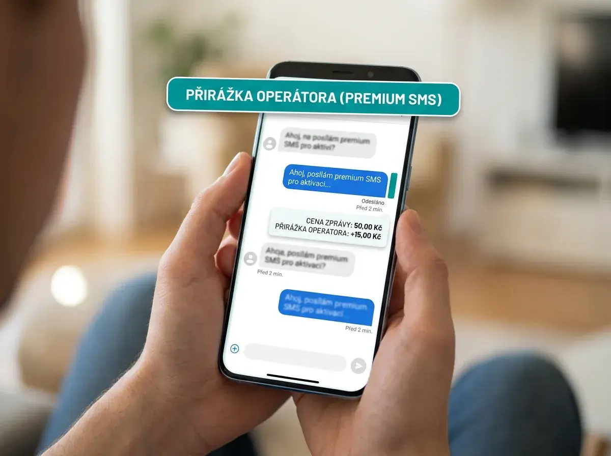 Operátorská přirážka u přímé prémiové SMS na příkladu devatenácti procent