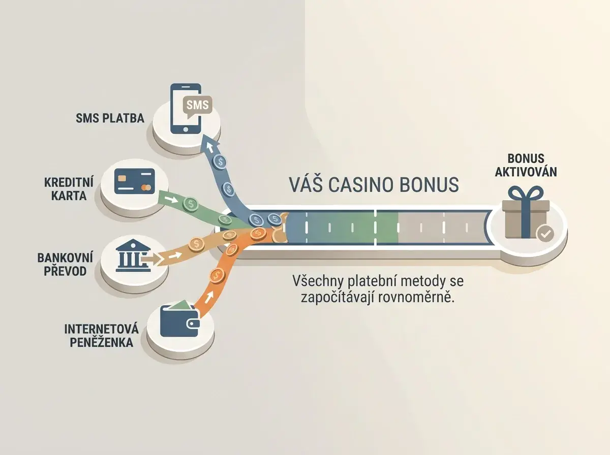 Mobilní vklad počítaný pro uvítací bonus jako plnohodnotná metoda