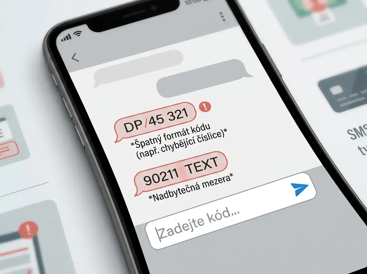 Nejčastější chyby ve tvaru SMS při vkladu do Tipsportu na 90211
