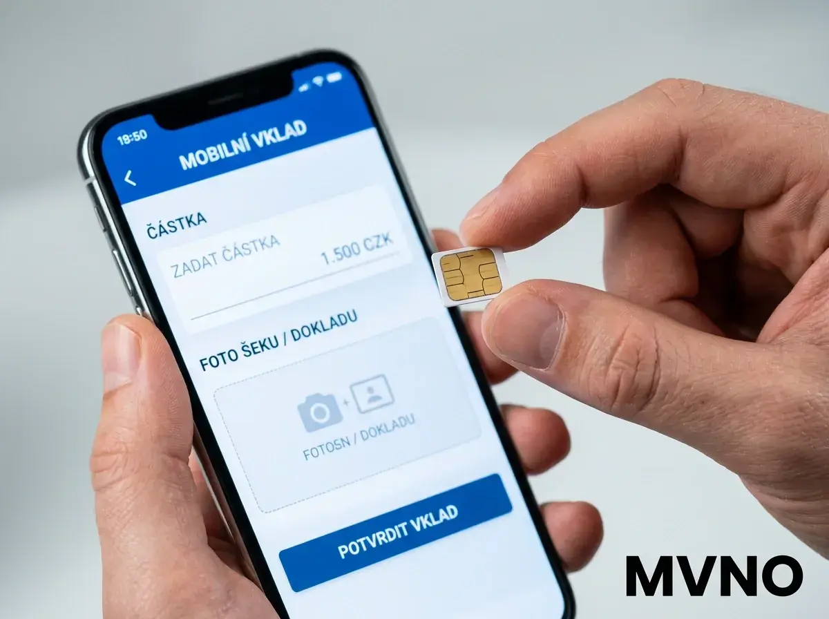 SIM karta virtuálního operátora MVNO a mobilní vklad do casina