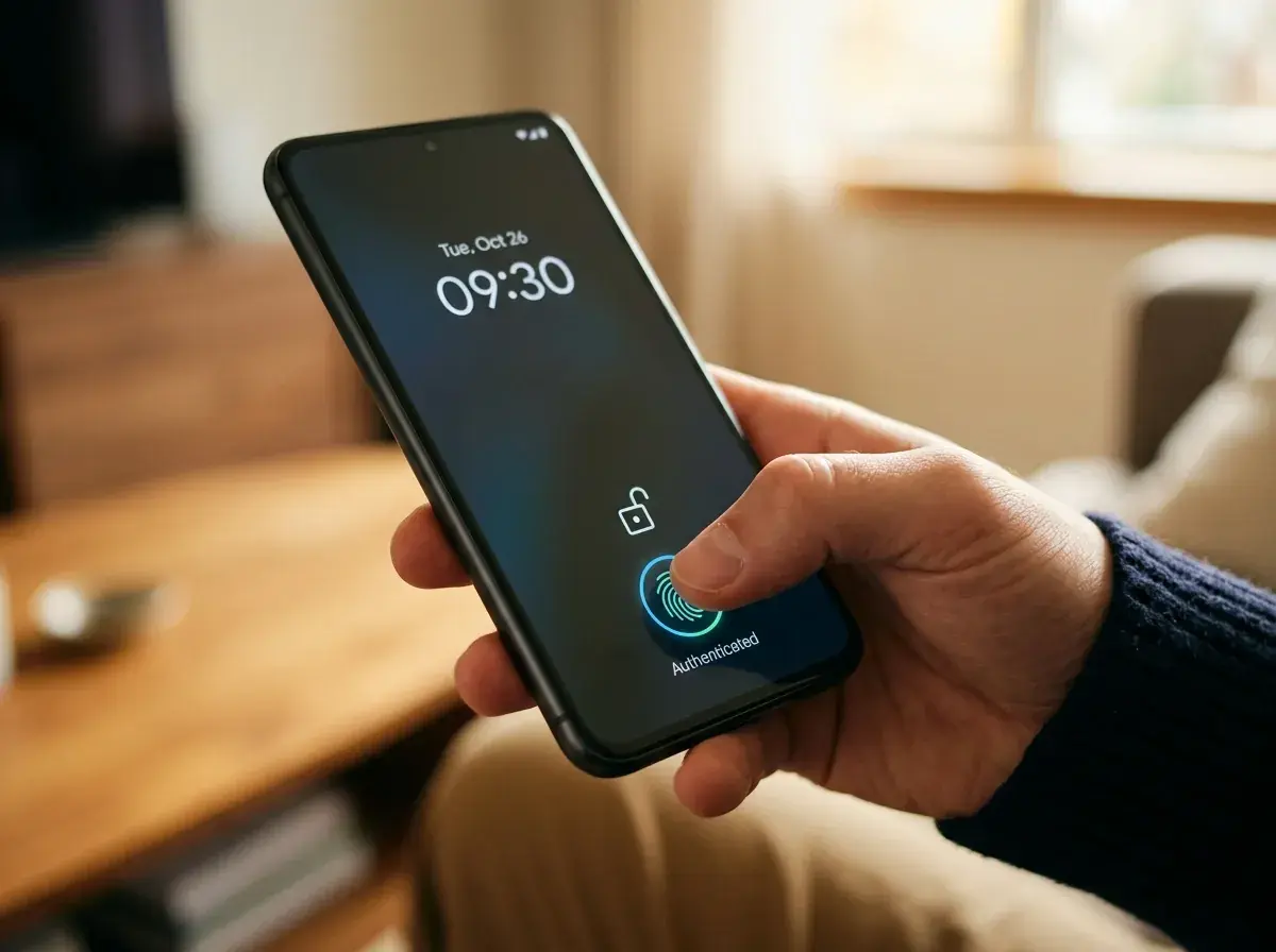 Zámek telefonu jako základní bezpečný návyk u mobilní platby